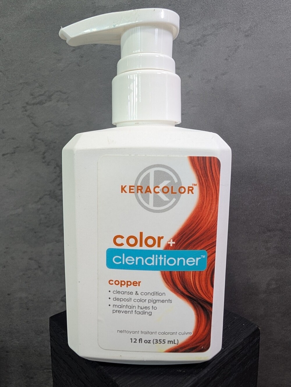 Keracolor Color + Clenditioner Copper Color Depositing Conditioner 12 fl oz